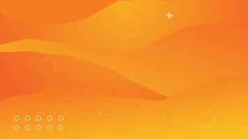 Repeating orange yellow gradient animated background with circle elements video