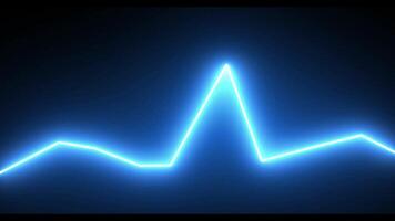 Abstract red neon lights animated on a dark background. abstract neon Lines moving up screen saver, background. animated movingblue light screen 3d rendering, presentation design background, video