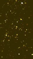 Yellow bokeh lights on a dark background great for festive designs, abstract backgrounds, party invitations, holidaythemed projects, artistic creations. video