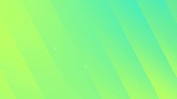 blue green gradient background with diagonal streaks in green and yellow shades. Light particles add depth, making it ideal for branding, tech visuals, and artistic compositions video