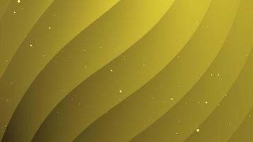 golden background animation with soft flowing lines and scattered glowing particles. Great for stylish branding, digital content video