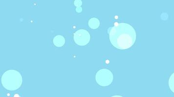 blue background with softly floating bubbles. The light, airy design adds a dreamy feel, perfect for animations, presentations, and modern digital projects video