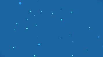 blue background with floating light particles. A fresh and dynamic backdrop with subtle glitter video
