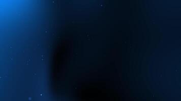 Dark blue background with soft light effects and twinkling particles. Perfect for tech or creative visuals video