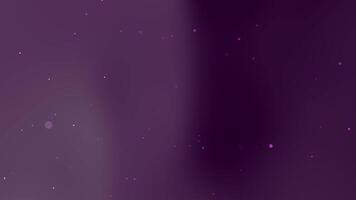 purple gradient background with soft glowing particles floating in space. Perfect for motion graphics, presentations, and digital design video