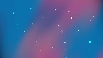 blue background featuring soft waves of blue and violet with floating light particles. Great for presentations, motion graphics, or creative visual storytelling video