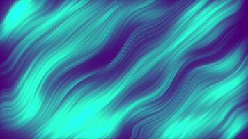 green wavy lines glow in teal and aqua against a dark backdrop. This seamless animation is ideal for digital art, tech presentations, or vibrant motion design video