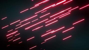 Abstract technical background with bright new glowing lines going up. Big data visualization. digital led light glows in stripes. video