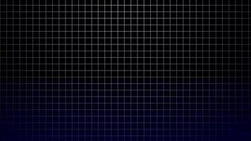 A black and blue grid background with squares video