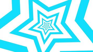 A blue and white star pattern with a star in the middle video