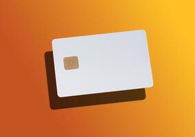 Credit card levitating with modern finance concepts. Payment, cashback, and online shopping using photo