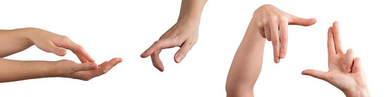 Hand gesturing with fingers open, framing and expressing care and communication. Realistic close up photo