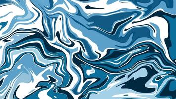 Animation of a soothing swirl of deep and light blues emulating ocean currents and marble textures video