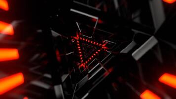 Orange and White Infinite Abstract Synthetic Wormhole Background VJ Loop in 4K video