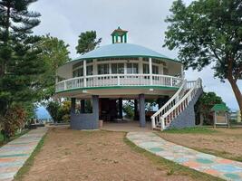 gazebo in the garden photo