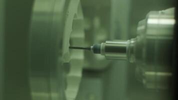 CNC Machine Cutting Zirconia Crowns from Unfired Zirconia 10 video