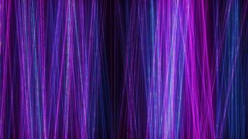 Abstract background with vertical artistic neon lines and soft stripes. Modern animation of bright rays of light. Seamless loop video