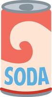 Soda Can with Swirl vector
