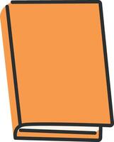 Closed Book Outline vector