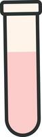 Test Tube with Liquid vector