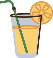 Refreshing Citrus Beverage vector