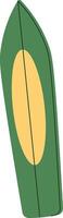 Surfboard with Oval Pattern vector