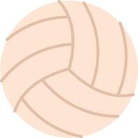 Volleyball with Curved Lines vector