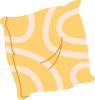 Decorative Pillow with Abstract Pattern vector