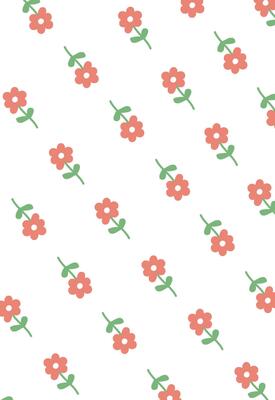 Floral Pattern with Flowers Background