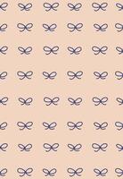 Seamless Bow Pattern Background Design vector