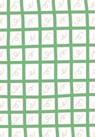 Abstract Grid Pattern with Curves Background vector