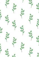 Leafy Branch Pattern vector