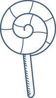 Spiral Lollipop Sketch vector