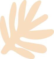 Abstract Leaf Silhouette Symbol vector