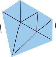 Abstract Geometric Diamond vector