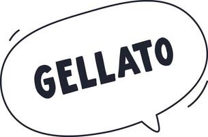 Speech Bubble with Text vector