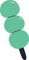 Ice Cream with 3 Balls vector