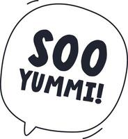 Speech Bubble with Fun Text vector