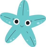 Starfish with Big Eyes vector