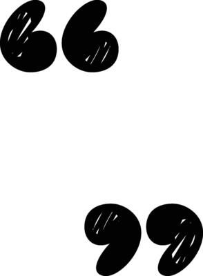 Hand-drawn Quote Marks