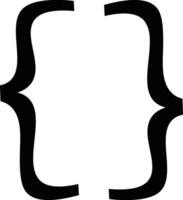 Text Frame Brackets Symbol vector