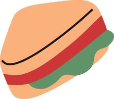 Abstract Sandwich Illustration vector