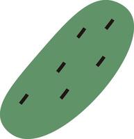 Simple Cucumber Vegetable vector