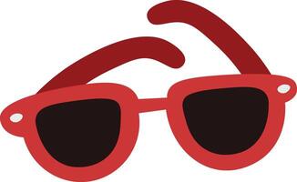 Retro Sunglasses with Thick Frames vector