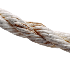 Close up view of worn rope showing texture and details png
