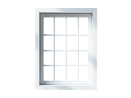 Elegant window design with multiple panes in modern architecture png