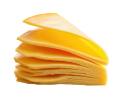 Layers of fresh cheddar cheese for culinary creations and snacking png