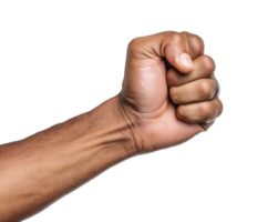 Fist symbolizing strength and growth png