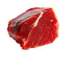 Fresh cut of beef on display for cooking and culinary use png