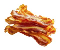 Crispy bacon strips perfect for brunch or breakfast dishes png